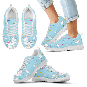 Kid's Sneakers Unicorn Cartoon