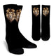 Realistic Lion Crew Socks