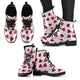 Cute Ladybugs Women's Leather Boots - Freedom Look