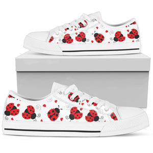 Ladybug Love Women's High Top Shoe - Freedom Look