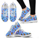 Blue Butterfly Sneakers, Butterflies Gift - Freedom Look