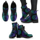 Yin Yang Lotus Handcrafted Women's Vegan-Friendly Leather Boots