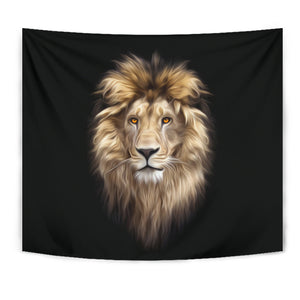 Black Lion Tapestry - Freedom Look