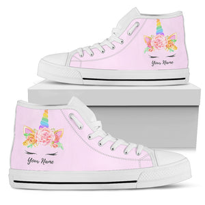 Unicorn Women's High Top Shoes