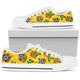 Sunflower Butterfly Low Top Shoes