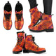 Orange Dragonfly Handcrafted Women's Vegan-Friendly Leather Boots