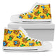 Sunflower Butterfly High Top Shoes