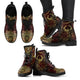 Owl - Red Yellow Handcrafted Women's Vegan-Friendly Leather Boots
