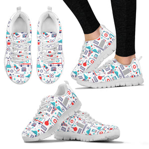 Nurse - Shoes - White Women's Sneakers