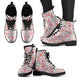 Premium Floral Boots Womens Booties Vegan-Friendly Leather Woman Boots