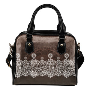 Lace Design Shoulder Handbag
