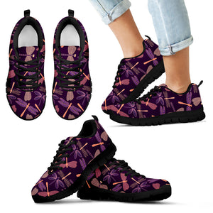 Dragonfly Violet Sneakers - Freedom Look