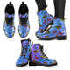 Colorful Butterflies Women's Leather Boots - Freedom Look