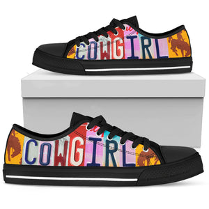 Cowgirl - Women's Black Low Top Shoes