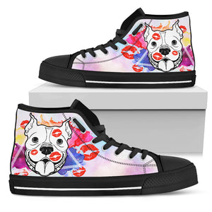 Pitbull Bully - Women's High Top Black Shoes