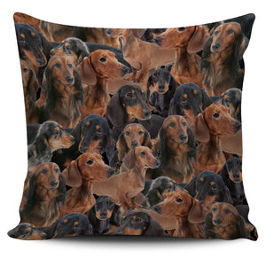 Dachshund Doxie Wiener Pillow Cover