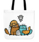 Fuzzy Cat Cloth Tote Bag
