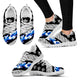 Thin Navy Line - Shoes - White Women's Sneakers