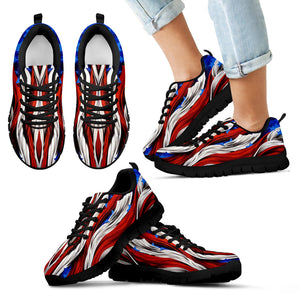 American Flag USA - Shoes - Kid's Sneakers - Christmas Birthday Gift