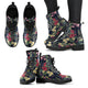 Tropical Flower Handcrafted Women's Vegan-Friendly Leather Boots