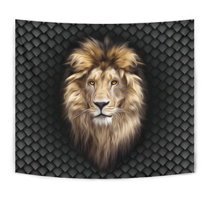 Lion Tapestry Carbon Style