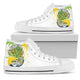 Cat Women White High Top Shoes