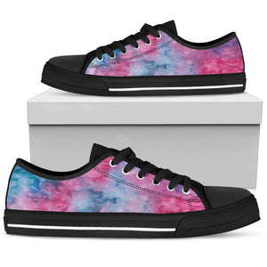 Pink Watercolor - Women's Low Top Shoes
