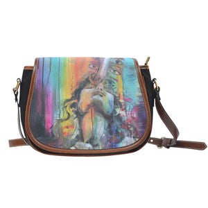 Inside My Spirtuality Saddle Bag Christmas Gift Cross Body Zipper Bag Purse Gift