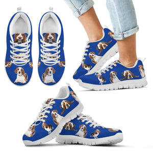 Basset Hound Dog - Shoes - Kid's Sneakers - Christmas Birthday Gift