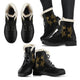 Pisces Zodiac Faux Fur Leather Boots