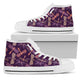 Dragonfly Violet High Top Shoes - Freedom Look