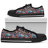 Abstract Oil Paintings - Women's Low Top Shoes (Black)