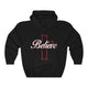 Believe In God Christian Cross Unisex Hoodie Hooded Sweatshirt
