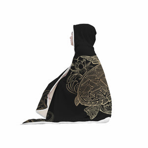 Sea Turtle Hooded Blanket