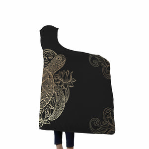 Sea Turtle Hooded Blanket