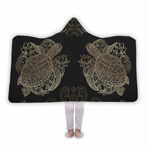 Sea Turtle Hooded Blanket