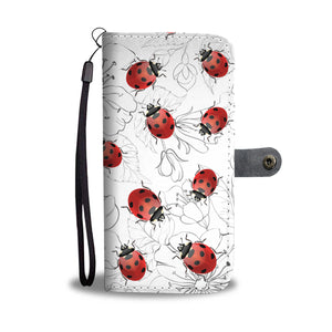 Realistic Ladybug Phone Wallet Case