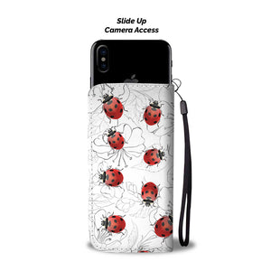 Realistic Ladybug Phone Wallet Case