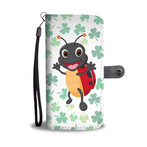 4 Leaf Ladybug Phone Wallet Case