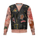 Santa Biker Ugly Xmas Nude Santa Ride Sweatshirt for Christmas Party