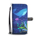 Whale Sea Life Phone Wallet Case