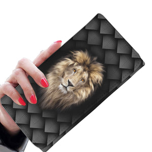 Lion Wallet With Pattern