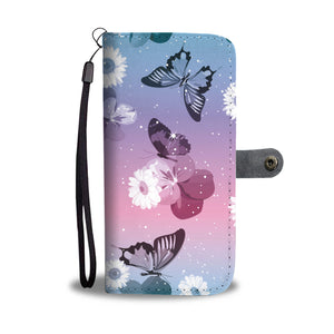 Butterflies & Daisies Phone Wallet Case