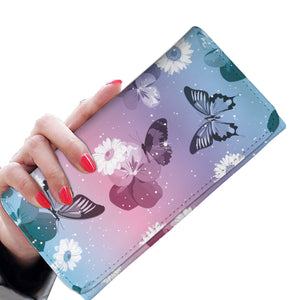 Butterflies & Daisies RFID Security Wallet - Freedom Look