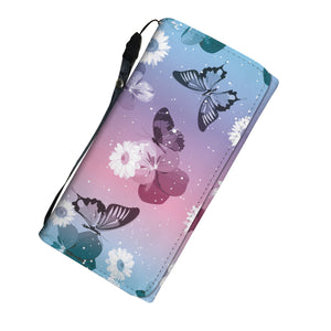 Butterflies & Daisies RFID Security Wallet - Freedom Look