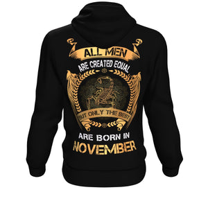 Born In November Scorpio Hoodie (Men) - Freedom Look