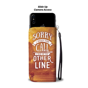 Missed Your Call Fishing Phone Wallet Case