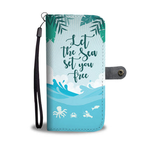 Sea Free Sealife Phone Wallet Case
