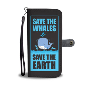 Save The Whales Phone Wallet Case
