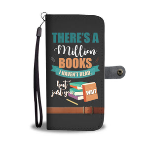 Funny Books Reading Phone Wallet Case
